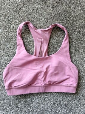 lululemon athletica Dusty Pink Racerback Sports Bra